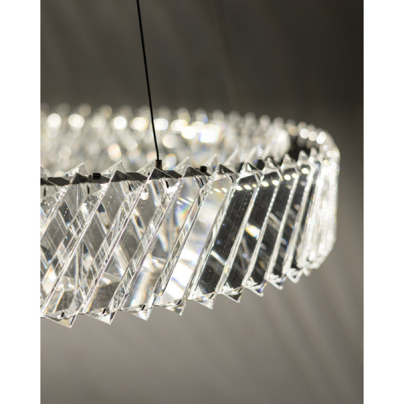 Подвесной светильник, люстра Nowodvorski 11705 Luxora Round LED 1x30W 3000K 2700Lm IP20 хром