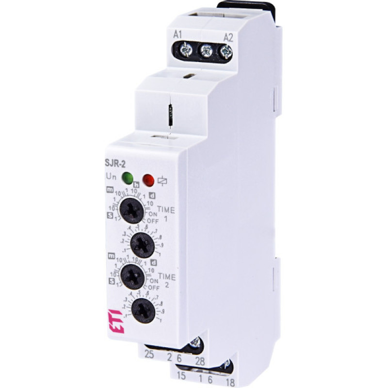 Двухуровневое реле времени ETI 002470091 SJR-2 230V AC (2x16A AC1)
