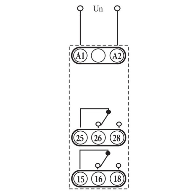 Двухуровневое реле времени ETI 002470091 SJR-2 230V AC (2x16A AC1)