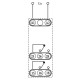 Двухуровневое реле времени ETI 002470091 SJR-2 230V AC (2x16A AC1)