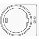 Оцинкованная крышка люка OBO Bettermann (7408856) GES R2 Cr с блокировкой IP66