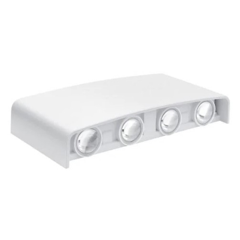 Накладной светильник Maxus MWL 8Вт 3000/4100/6500К IP65 WH Square (1-MWL-8W-WHS)