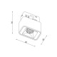 Магнитный трековый светильник Kloodi KDMG-MINI HF 3W 3K BK LED 240Lm IP20 черный