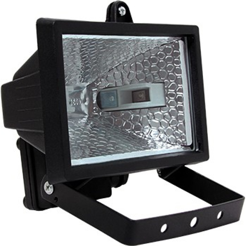 Прожектор E.Next e.halogen.500.black 500Вт черный (l003004)