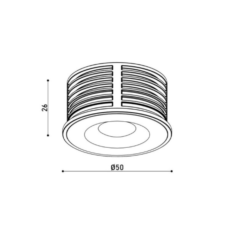 LED модуль Kloodi KDMR16 LED 1x7W 3000K 840Lm IP20 Wh