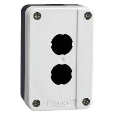 Корпус кнопкового посту Chint NP2-B02 2 місця (575576)