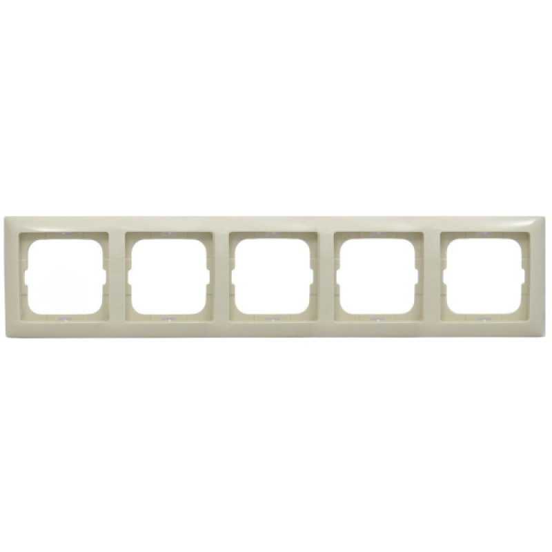 Пятиместная рамка ABB Basic 55 2515-92-507 (слоновая кость)