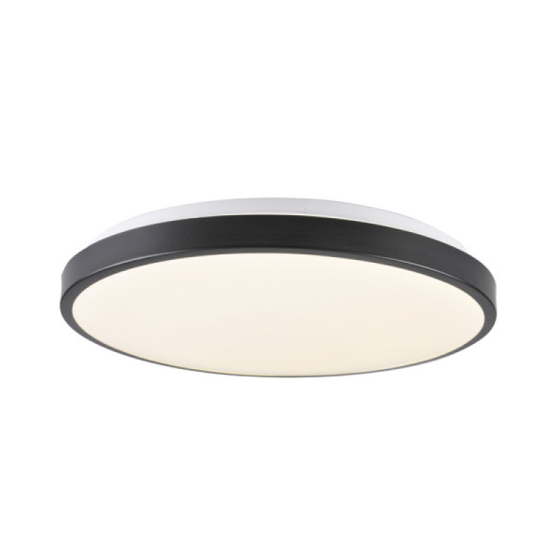 Світильник стельовий Goldlux 314925 Kern Led 1x24W 4000K 2500Lm IP20 BK