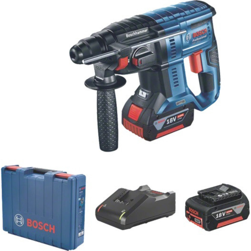 Аккумуляторный перфоратор Bosch Professional GBH 180-LI 2x40 Ач (0611911121)