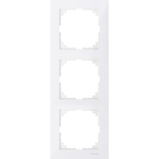 Трехместная рамка Schneider Electric M-PURE MTN4030-3619 полярно-белая
