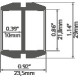 LED-профиль KLUS GIZA-DUO-LL, 3 метра (KLUS_A02162A_3)