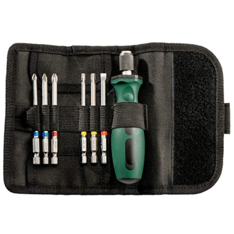 Набір біт з тримачем Metabo 626723000 PZ1 PZ2 PH2 TX20 TX25 (7шт)