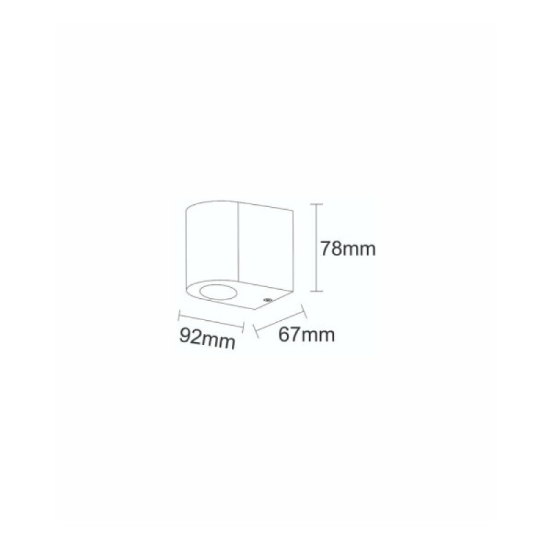 Уличный светильники Goldlux 313317 Boston GU10 1x10W IP44