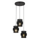 Підвісний світильник, люстра TK Lighting 5981 Calisto E27 3x15W IP20 чорний