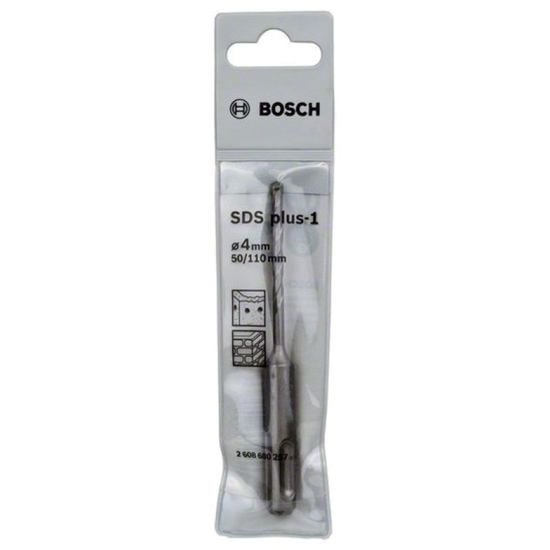 Бур по бетону Bosch 2608680257 SDS-Plus-1 4x50x110мм