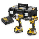 Набір з двох акумуляторних безщіткових елекроінструментів DeWALT DCK266P2T XR Li-lon 18В 2х5Аг