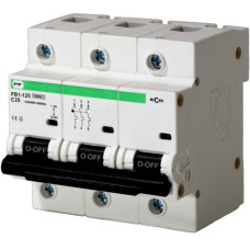 Автоматический выключатель Promfactor ECO FB1-125 3P C 25A 10кА (FB1C30025)