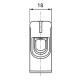 Клема Promfactor FT 1Р Cu:2.5-50мм²/ Al:6-50 6-50мм² синя FT1050N