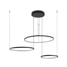 Люстра Nowodvorski 10867 Circolo LED 3x45W 4000K 1800Lm IP20 черная