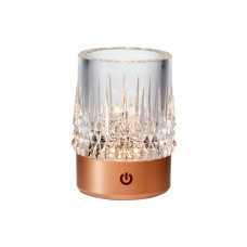 Настільна лампа Zuma Line NHTD-N08-RG Crystal LED 1x1W 3000K 110Lm IP20 мідна (5905316667709)