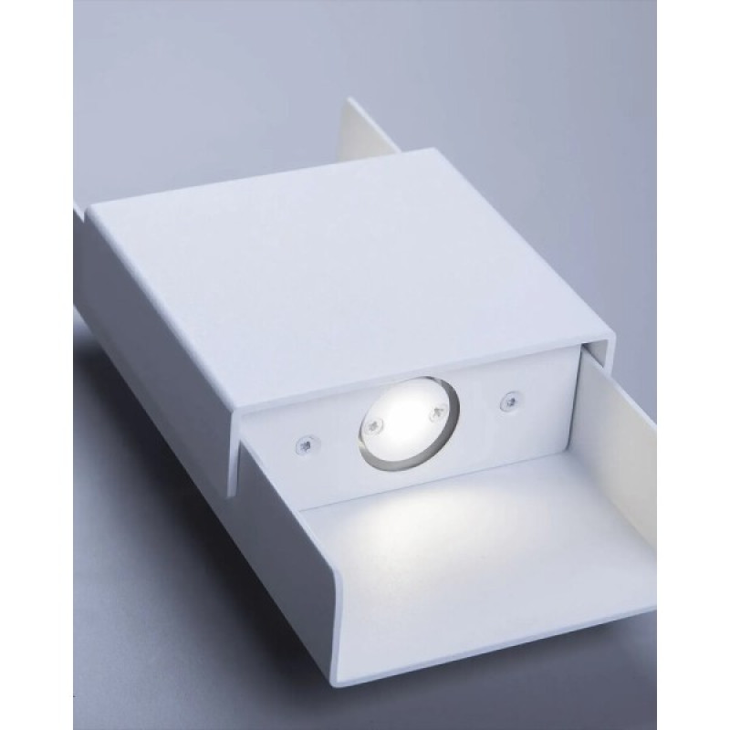 Бра, настінний світильник MJ-Light MJ00111 WLB081 LED 2x6W 3000K 120Lm IP20 білий