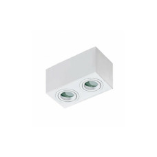 Точковий світильник Azzardo AZ2823 Brant Square GU10 2x50W IP44 білий