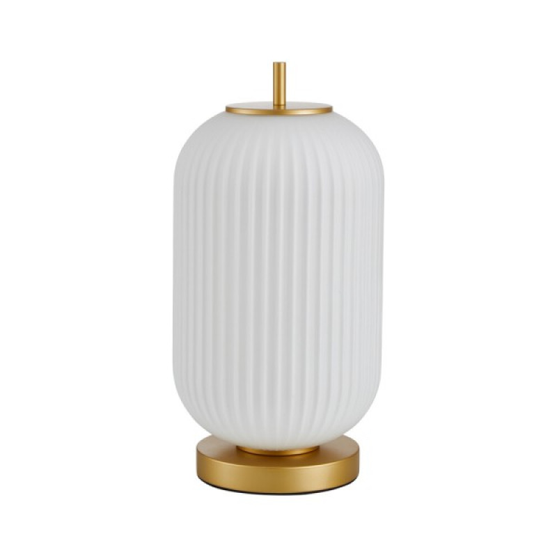 Настольная лампа Italux TB-28798-1-GD-WH Olmeto E27 1x10W IP20 золотая