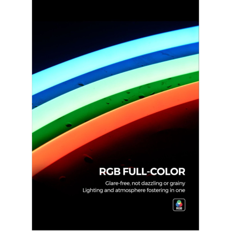 Гнучкий неон COLORS 24V IP65 21,6W 2300/4000K 5м (NNR25-CCT)