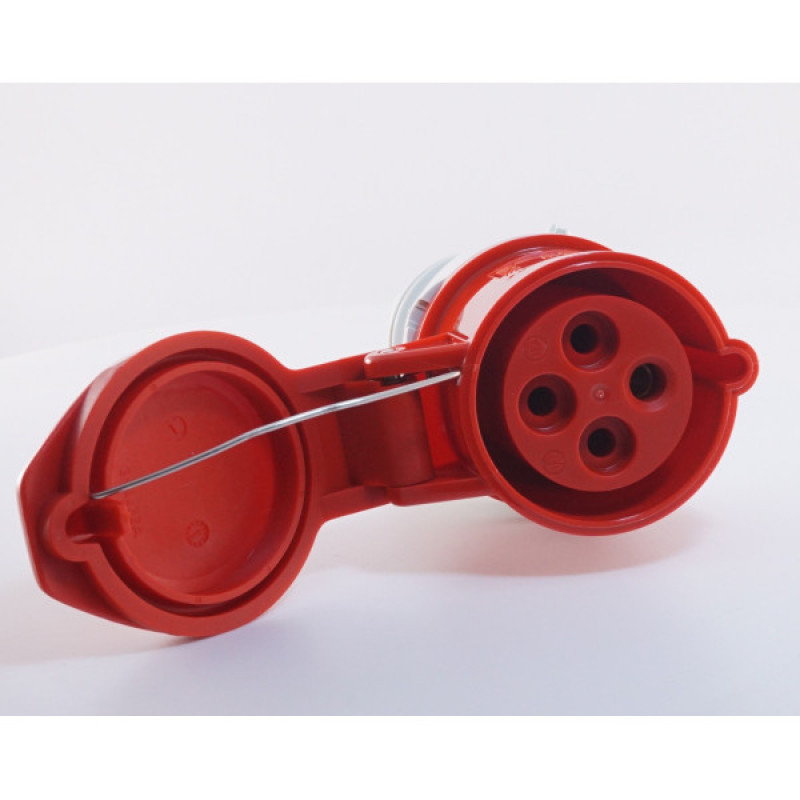 Трифазний переносний роз'єм WALTHER WL330406 (3P+E) 32А 380V IP44