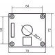 Одномісний пост керування Promfactor FP5-BOX1W1 з кнопкою "I" (Start)