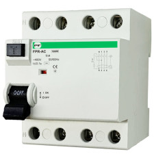 УЗО Promfactor FPR-AC 16А/0,03A 4P АС (FPR4016030AC)