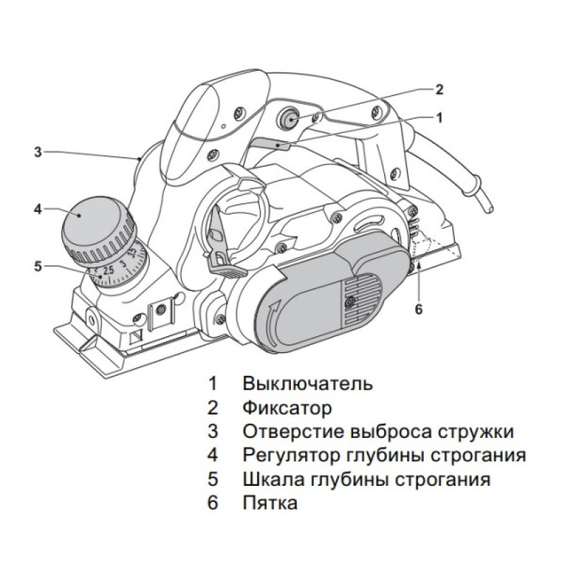 Рубанок DeWalt D26500