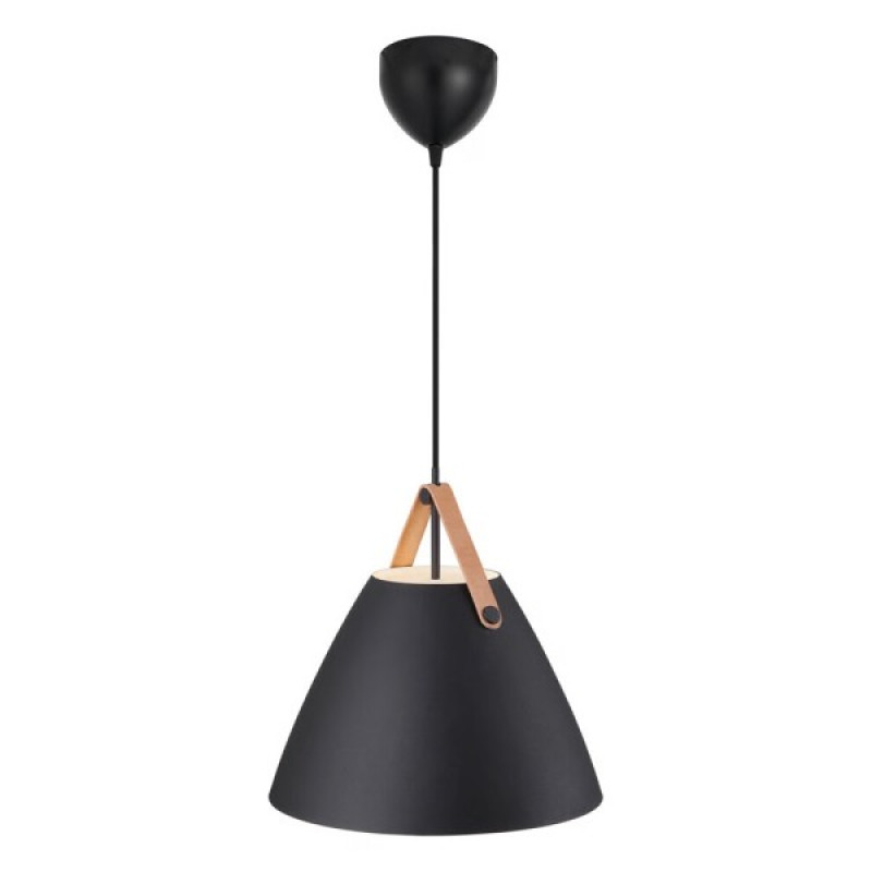Підвісний світильник, люстра Nordlux 84343003 Strap E27 1x40W IP20 чорний