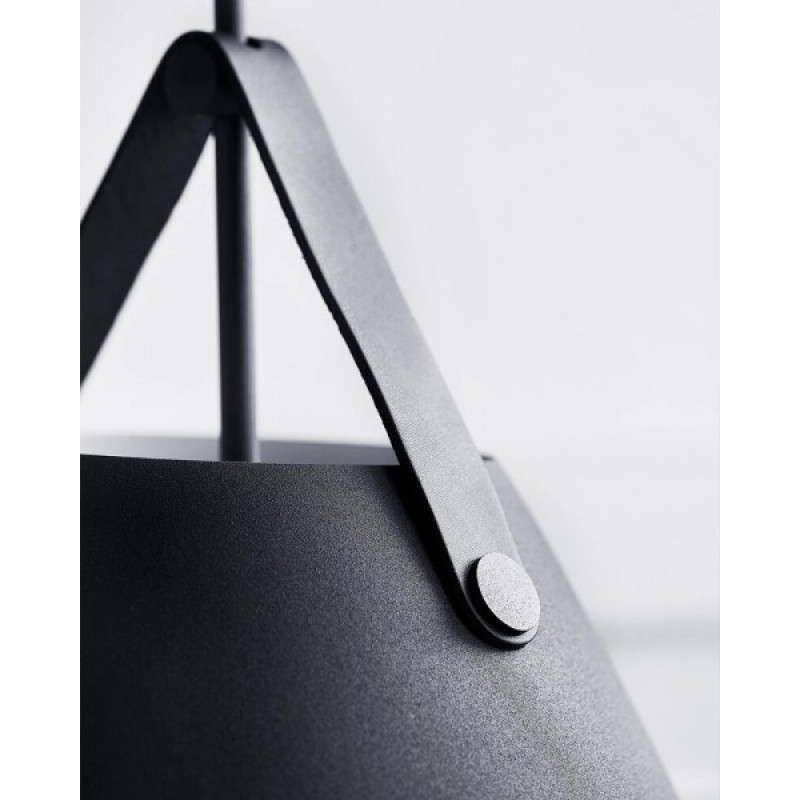 Підвісний світильник, люстра Nordlux 84343003 Strap E27 1x40W IP20 чорний