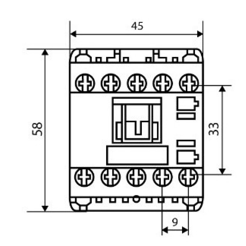 Мініконтактор Аско-Укрем ПМ 0-16-10 M7 220В LC1-K1610 (A0040010161)
