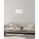 Підвісний світильник, люстра Italux PND-34386-1-CH-CL Horna LED 1x36W 3000K 2098Lm IP20 нікелевий
