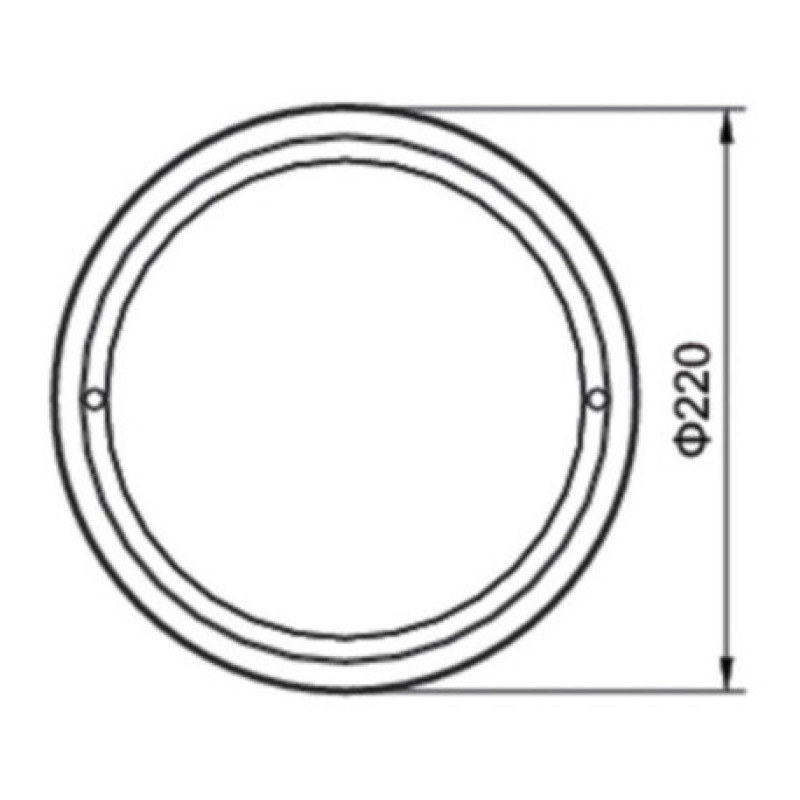 Круглый накладной влагостойкий светильник Philips 911401735872 Signify 20Вт WT045C 230В 4000К IP54 (белый)