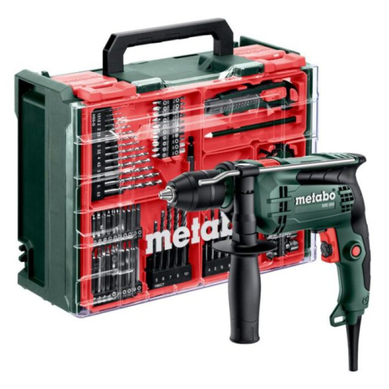 Ударная дрель Metabo SBE 650 Set Mobile Workshop (600742710)