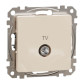 Конечная TV-розетка 4 дБ Schneider Electric Sedna Design & Elements бежевая SDD112471
