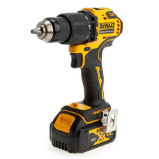 Ударная дрель-шуруповерт бесщеточная DeWALT DCD709M2T XR Li-Ion 18В 4Ач 65Нм 450-1650 об/мин патрон 13мм
