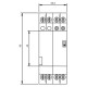 Контактор ETI 002464054 RD 25-40-R-230V AC/DC (AC1) з ручним керуванням