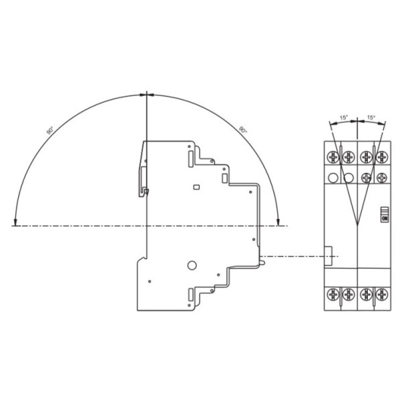 Контактор ETI 002464054 RD 25-40-R-230V AC/DC (AC1) з ручним керуванням