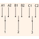 Кулачковый переключатель ETI 004773120 CS 16 53 U (3p «1-0-2» 16A)