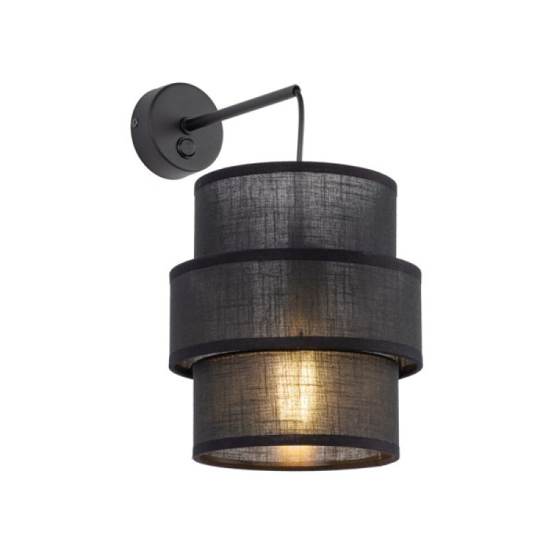 Бра, настінний світильник TK Lighting 5955 Calisto E27 1x15W IP20 чорний