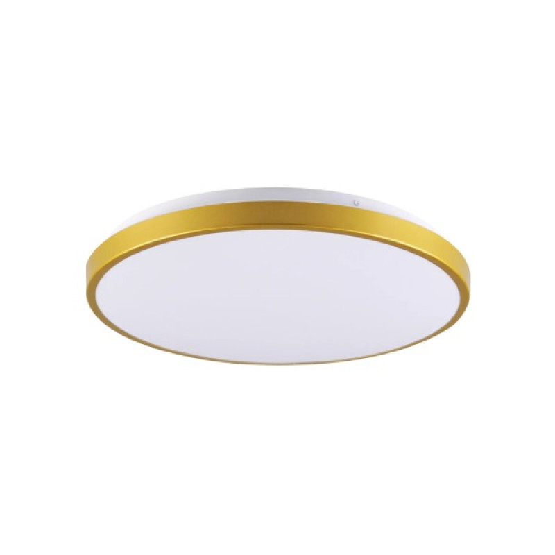 Светильник потолочный Goldlux 3318008 Kern LED 1x24W 4000K 2500Lm IP20 золотой