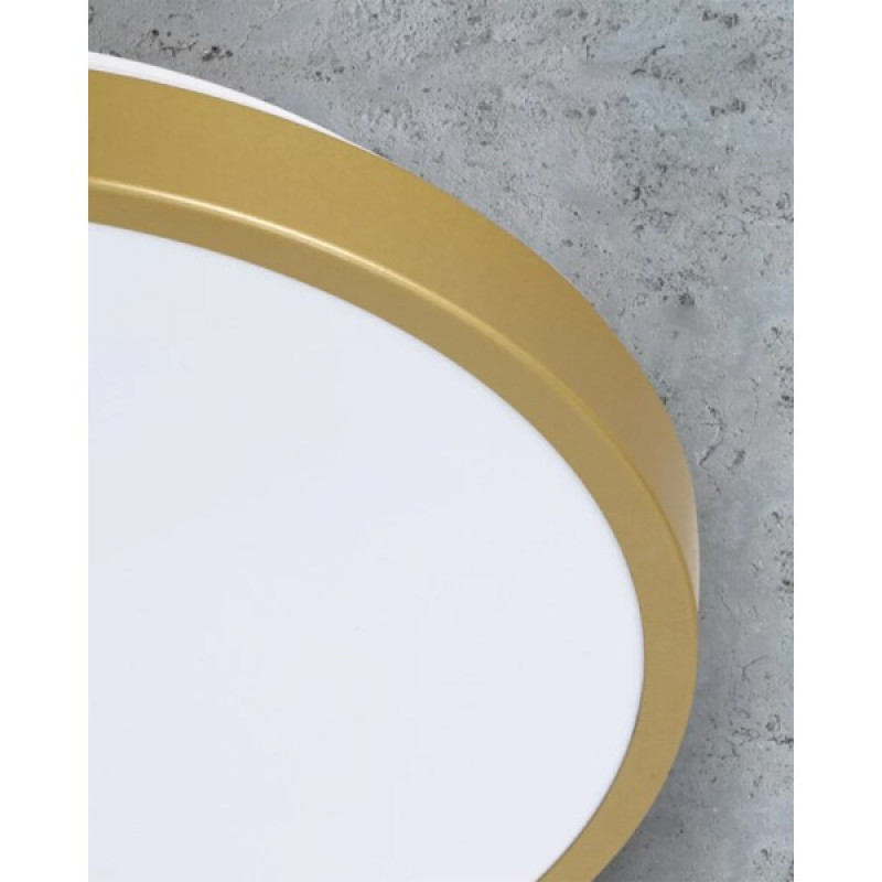 Светильник потолочный Goldlux 3318008 Kern LED 1x24W 4000K 2500Lm IP20 золотой