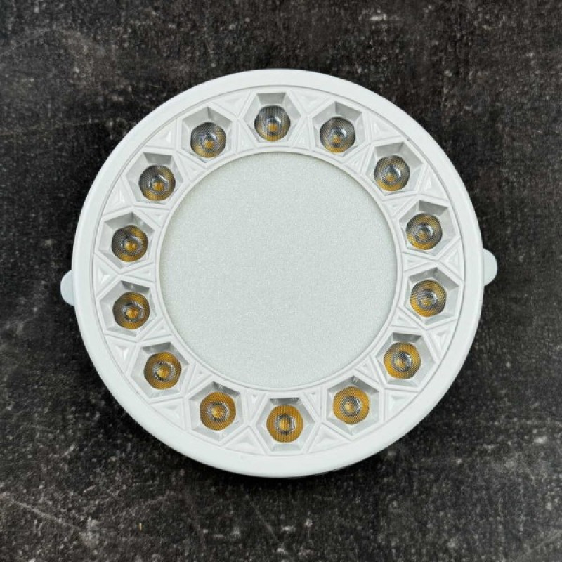 Светильник LED даунлайт Violux ADAMANT 18W 4200K круг IP20 белый ( 100160 )