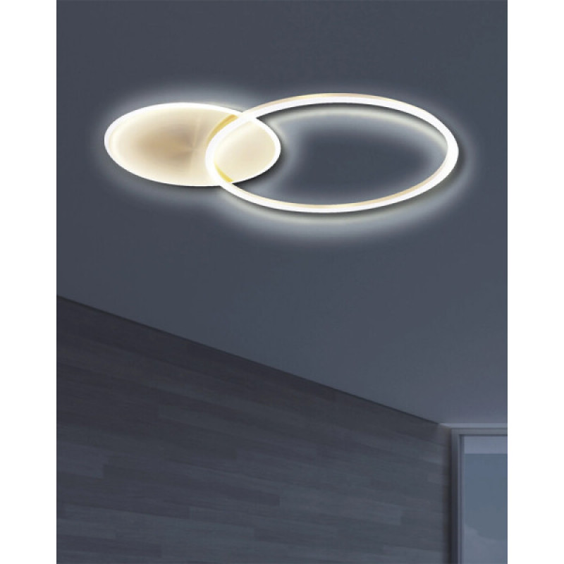 Люстра Goldlux 328472 Roman 2 Led 2x33W 4000K 2700Lm IP20 Золото