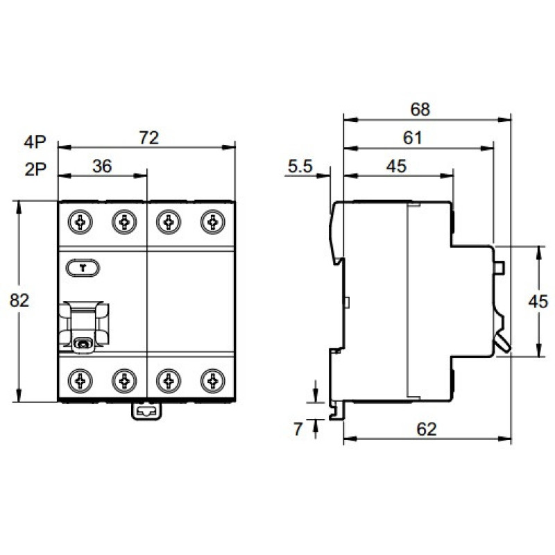 ПЗВ Schneider Electric Easy9 EZ9R64463 3P+N 63A 300mА
