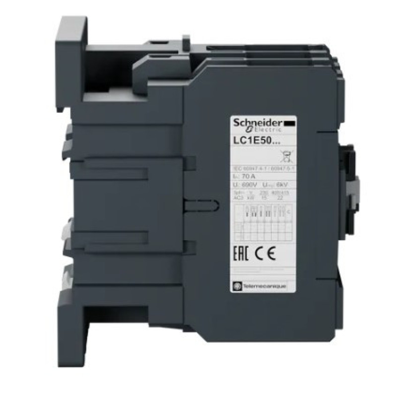 Контактор Schneider Electric LC1E50M5 3Р Е 50А АС3 220В